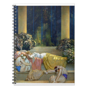 Carnet Maxfield Parrish La beauté dormante dans les bois