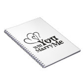 Carnet Me marierez-vous - Drôle Mariage Proposition (Côté Droit)