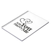 Carnet Me marierez-vous - Drôle Mariage Proposition (Côté gauche)
