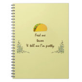 Carnet Me nourrir de Tacos (Devant)