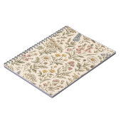 Carnet Meadow Botanica – Vintage Wildflower (Côté gauche)