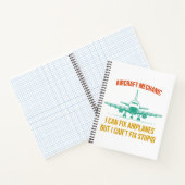 Carnet mécanicien d'avion je peux réparer les avions mais (Intérieur)