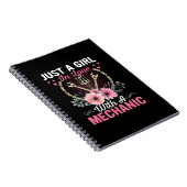 Carnet Mécanique Juste Une Fille Amoureuse Avec Un Mécani (Côté Droit)