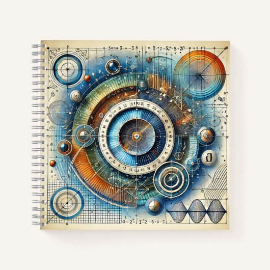 Carnet Mécanique Radiale & Précision Mathématique (Devant)