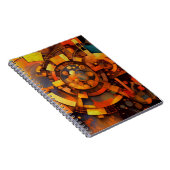 Carnet Mécanisme Solaire Steampunk Abstrait (Côté Droit)