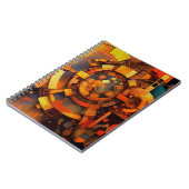 Carnet Mécanisme Solaire Steampunk Abstrait (Côté gauche)