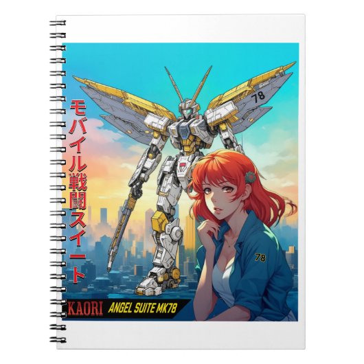 CARNET MECHA WARRIOR - LA SUITE ANGEL DE KAORI MK78 (Devant)