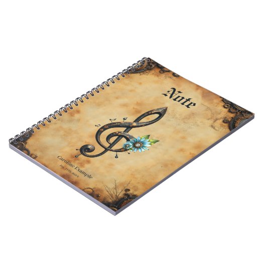 Carnet Mechanical  clef (Côté gauche)