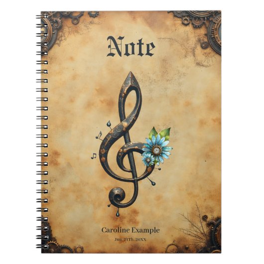 Carnet Mechanical  clef (Devant)