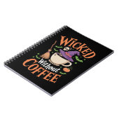 Carnet Méchant sans café Chapeau de sorcière drôle Hallow (Côté gauche)