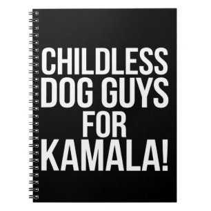 Carnet Mecs Chiens Sans Enfants pour Kamala 2024 Vote Har
