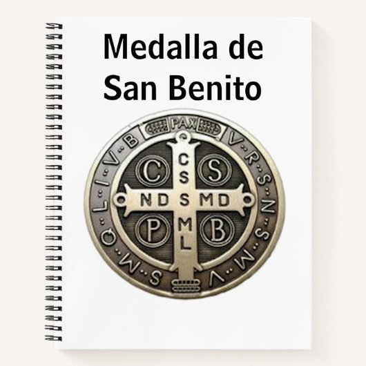 Carnet médaille de San Benito (Devant)