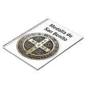 Carnet médaille de San Benito (Côté gauche)