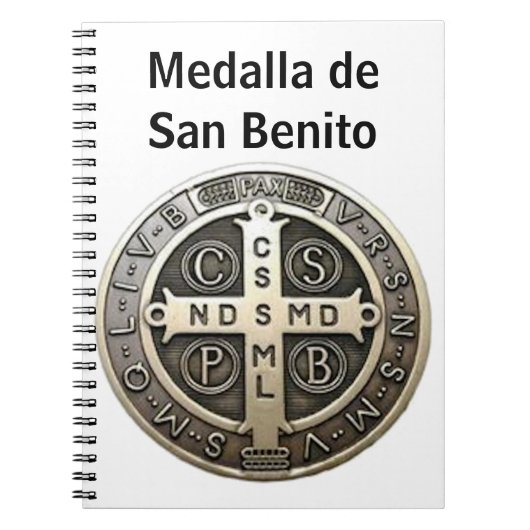 Carnet médaille de San Benito (Devant)