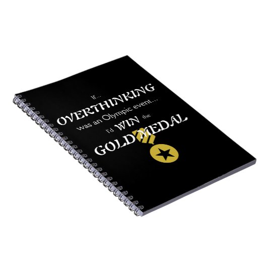Carnet Médaille d'or Overthinking (Côté Droit)