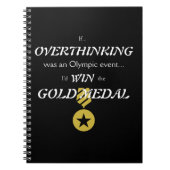 Carnet Médaille d'or Overthinking (Devant)