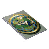 Carnet Médaillon dépeignant un dragon, Français, de (Côté Droit)