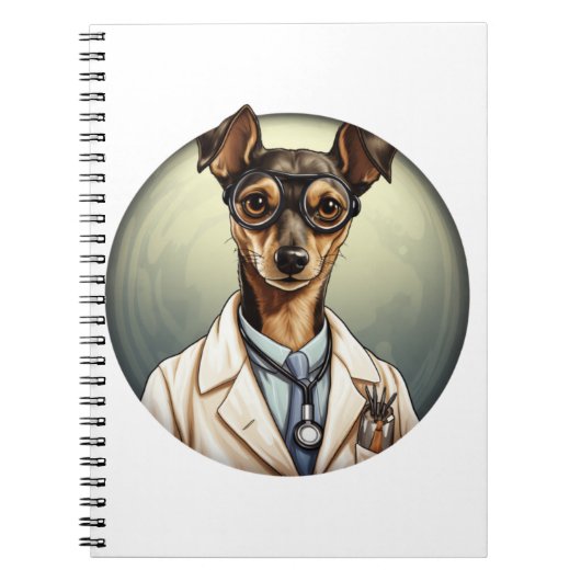 Carnet Médecin de chien de poussette miniature (Devant)
