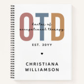 Carnet Médecin de l'ergothérapie sur mesure (Devant)