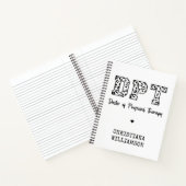 Carnet Médecin DPT de physiothérapie (Intérieur)