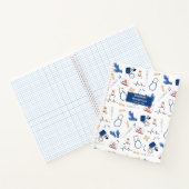 Carnet Médecin Médicale moderne Motif infirmière (Intérieur)