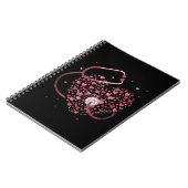 Carnet Médecine Cadeau Stethoscope Coeur Infirmière Si vo (Côté gauche)