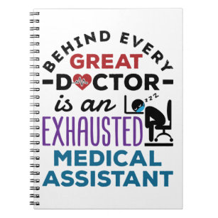 Carnet Medical Assistant Exhausted Funny Appreciation