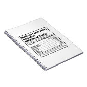 Carnet Medical Lab Scientists | Laboratory Chemistry Gift (Côté Droit)