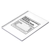 Carnet Medical Lab Scientists | Laboratory Chemistry Gift (Côté gauche)