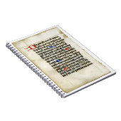 Carnet médiéval de manuscrit (Côté Droit)