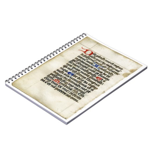 Carnet médiéval de manuscrit (Côté gauche)