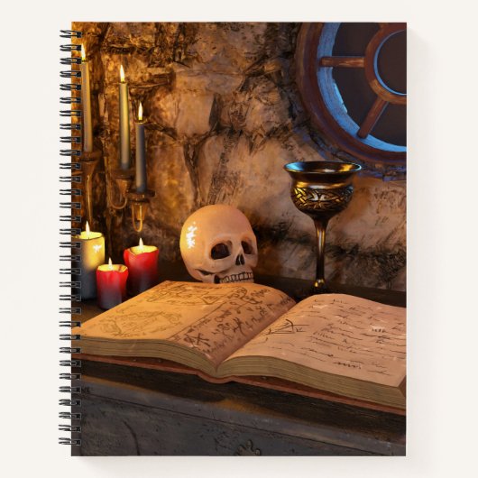 Carnet Medieval Fantasy Wizard's Study (Devant)