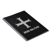 Carnet Medieval Knight Cross Emblem (Côté Droit)