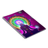 Carnet Méditation de Chakra Conception de motifs floraux (Côté Droit)