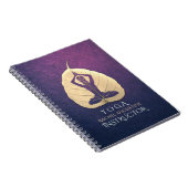 Carnet Méditation de l'instructeur YOGA Pose Bodhi Leaf C (Côté Droit)