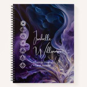 Carnet Méditation mystique de l'Améthyste Chakras Reiki Y
