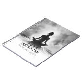 Carnet Méditation Yoga Instructeur Lotus Pose Peinture à (Côté gauche)