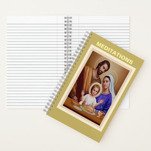 Carnet Méditations sur l'écriture (À l'intérieur)