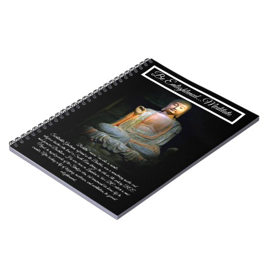 Carnet Méditer être éclairé (Côté gauche)