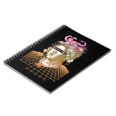 Carnet Medusa Vaporwave Esthétique Ancienne Statue grecqu (Côté gauche)