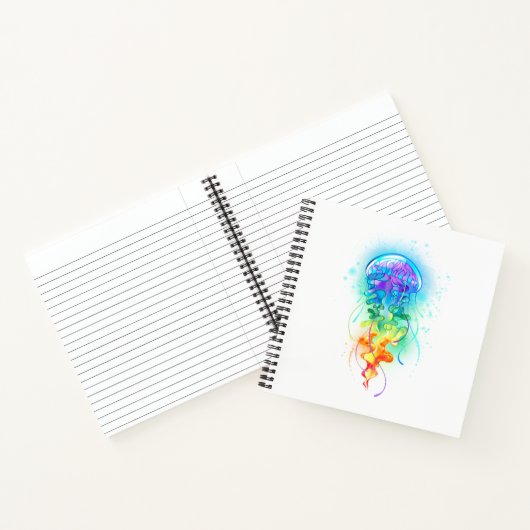 Carnet Méduse arc-en-ciel (Intérieur)