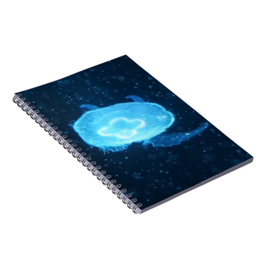 Carnet Méduse bleue nageante (Côté Droit)