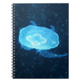 Carnet Méduse bleue nageante (Devant)