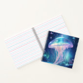 Carnet Méduses radieuses néon fluorescentes (Intérieur)