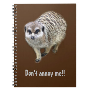 Carnet Meerkat grincheux