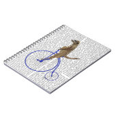 Carnet Meerkat Sur Blue Penny Farthing (Côté gauche)