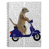 Carnet Meerkat sur Dark Blue Moped (Devant)