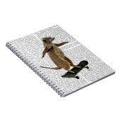 Carnet Meerkat Sur Skateboard 2 (Côté Droit)