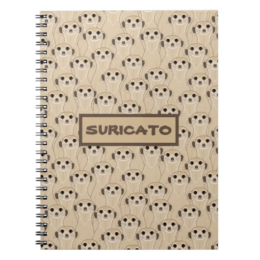 Carnet Meerkats - Suricata (Devant)