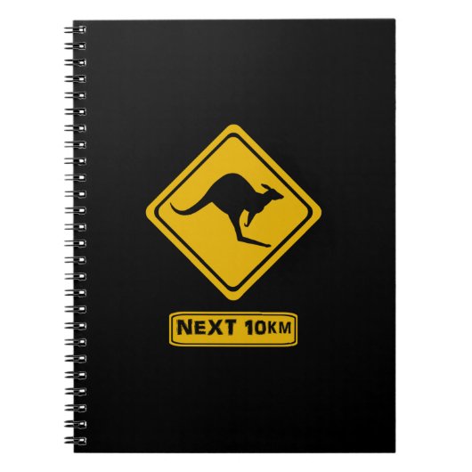 Carnet méfiez-vous des kangourous (Devant)
